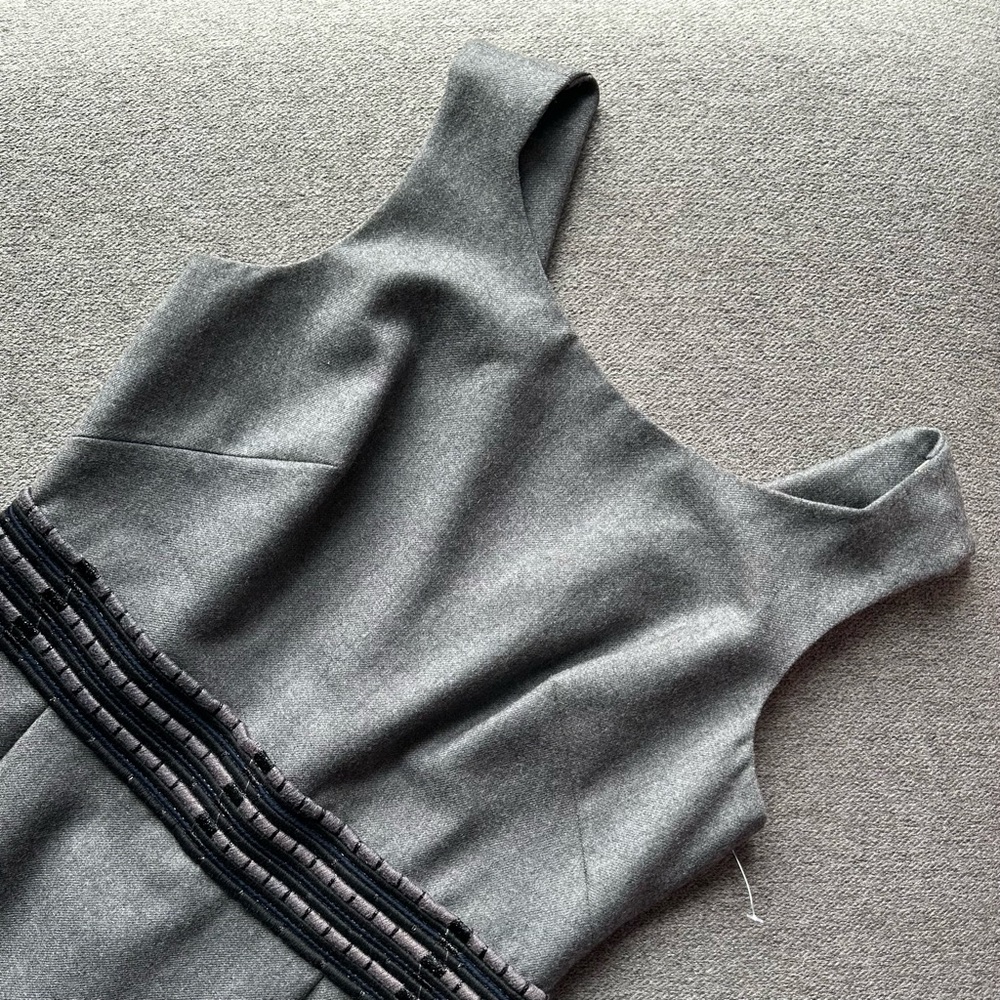 Lela Rose 100% Wool Sleeveless Dress NWOT Size 4 - Picture 2 of 6